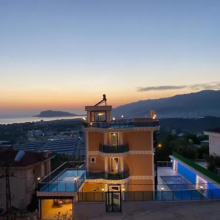 Willa Luxus Pool Whirlpool On The Roof Alanya